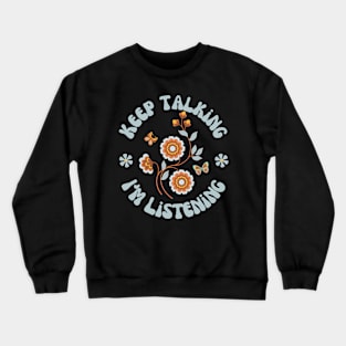 Speech Language pathologist, speech therapy, speech therapist, slp, slpa, speech path Crewneck Sweatshirt